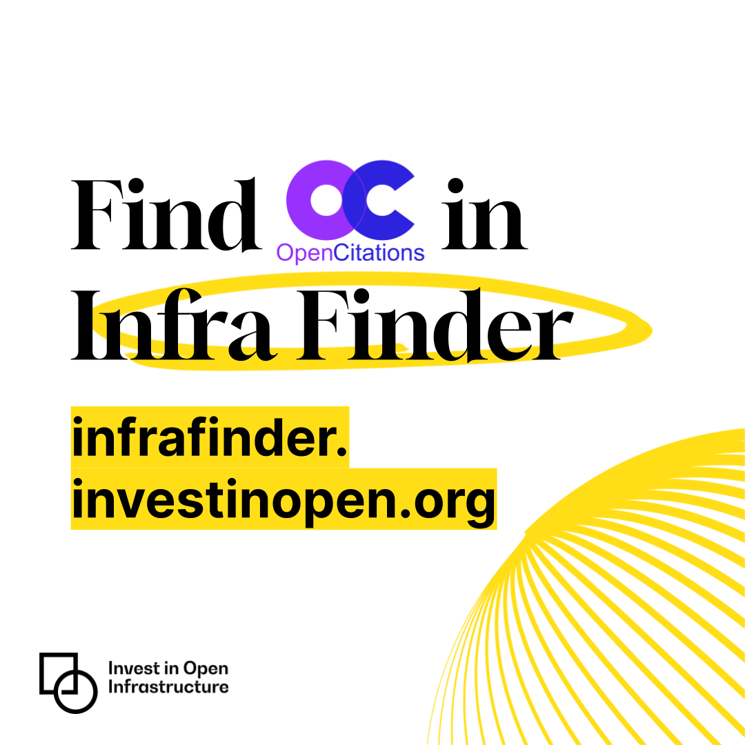 OpenCitations in Infra Finder