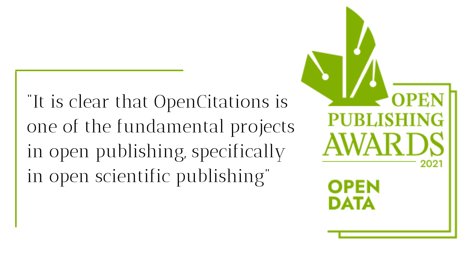 Open Publishing Award 2021 - Open Data